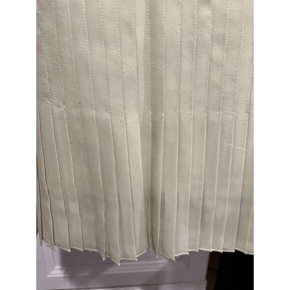 Mac & Jac A Line Pleated Hem Knee Length Skirt Size 6 - Picture 5 of 6